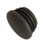 Plastic End Caps | Round | Black