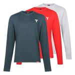 Timco | Long Sleeve Trade T-Shirt Pack | Grey/Red/Green | Pack of 3 Mixed