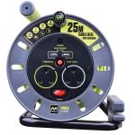 Masterplug Pro-XT | 25 Metres | Open Reel | 2 Sockets + USB | 240V | OMU25132USLPX
