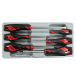 TengTools Screwdriver Set 6 Pieces Flat, PH, PZ