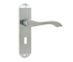 Broadway Suite Lever on Plate | Satin Chrome