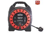 Faithfull | Semi-Enclosed Cable Reel 240V 4 Socket 10M