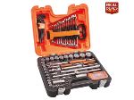 Bahco | 95 Piece 1/4in and 1/2in Square Drive Socket and Mechanics Set