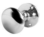 Contract Mushroom Mortice Knob | 52MM | Polished Chrome