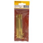 Necked Barrel Bolt 25mm x 100mm Polished Brass