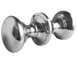 Contract Rim Knob | 50MM Diameter | Polished Chrome