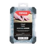 Timco Mixed Tray Nails Galvanised Bright