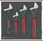 Teng Adjustable Wrench Set TEDADJ4