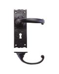 Traditional Lever on Lock Backplate 
