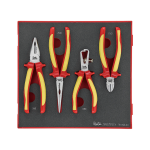 TengTools Plier Set 1000 Volt 4 Pieces EVA