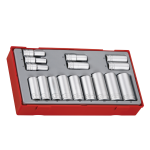 TengTools Socket Set 3/8 inch Drive 16 Pieces