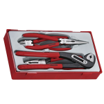 TengTools Plier Set Vinyl Grip 4 Pieces