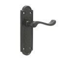 Antique Turnberry Suite Lever on Latch Backplate