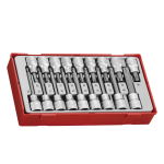 TengTools Socket Set 1/2 inch drive TX Bit 18pcs