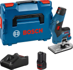 Bosch | GKF 12V-8 | Cordless Palm Router 2 x 3Ah Battery L-BOXX