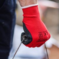 Timco Light Grip Gloves Crinkle Latex Coated Polyester