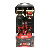 Ratchet Straps J Hook Standard Duty 5mtr x 25mm