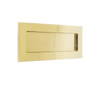 Plain Letterplate | Polished Brass