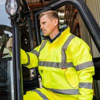 Timco Hi-Visibility Bomber Jacket Yellow