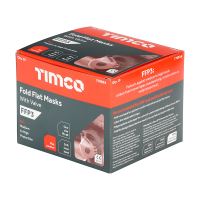 Timco FFP3 Fold Flat Masks with Valve 10 Piece
