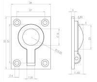 Flush Ring | Polished Brass