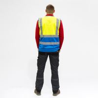 Timco Hi-Visibility Executive Vest Yellow & Blue