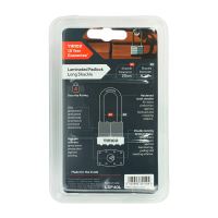 Timco Laminated Padlock Long Shackle 40mm