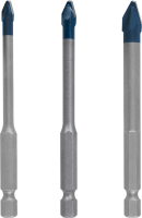 Bosch | EXPERT HardCeramic HEX-9 Drill Bit Set 5/6/8 mm 3-pc