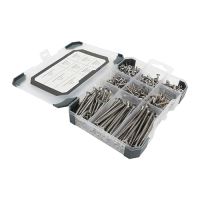 Timco Mixed Tray Woodscrews A2 Stainless Steel 340 Pieces