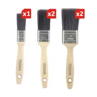 Timco | Professional Synthetic Paint Brushes Mixed Set | 5 Pieces
