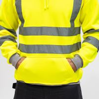 Timco | Hi-Visibility Sweatshirt with Hood - Yellow