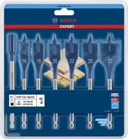 Bosch | EXPERT self Cut Speed Spade Drill Bit Set 16/18/20/22/25/32 mm 7-pc