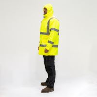 Timco Hi-Visibility Parka Jacket Yellow