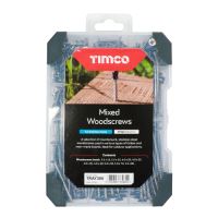 Timco Mixed Tray Woodscrews A2 Stainless Steel 340 Pieces