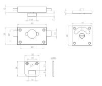 Bathroom Indicator Bolt | Satin Chrome