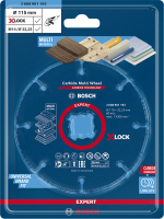 Bosch Carbide Multi Wheel X-Lock Multi Material 115MM x 22.23MM