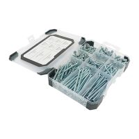 Timco Mixed Tray Woodscrews ZINC 340 Pieces