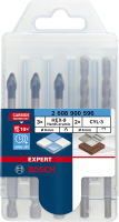 Bosch EXPERT HEX-9 HardCeramic Drill Bit Mixed Set 6 mm 5-pc