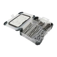 Timco Mixed Tray Screws, Plug & Drill Bit A2 Stainless Steel 91 Pieces