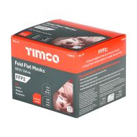 Timco | FFP2 Fold Flat Masks with Valve | 10 Pieces