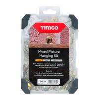 Timco Mixed Tray Picture Hanging Kit 179 Pieces