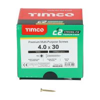 C2 Classic | PZ Woodscrew Industrial Pack  | ZYP | TIMco 1000 Pack