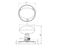 Oval Mortice Knob