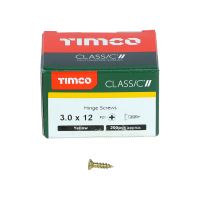 Timco Classic Hinge Screw Yellow
