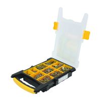 Timco Solo Chipboard & Woodscrews Mixed Tray PZ Double Countersunk Yellow