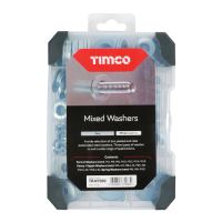 Timco Mixed Tray Washers ZINC 291 Pieces