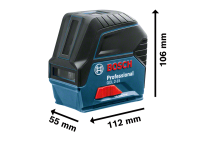 Bosch GCL 2-15 Combi Laser, With Carry Case And Rotating Mount