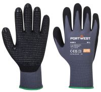 Portwest | DermiFlex Plus Gloves | Grey/Black