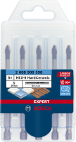 Bosch | EXPERT HEX-9 HardCeramic Drill Bit Roof Tile Set 5 mm 5-pc