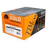 Timco Solo Chipboard & Woodscrews Mixed Pack PZ Double Countersunk Yellow 1400pcs